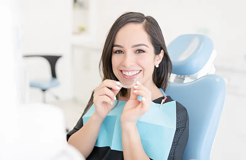 3D printed clear aligners